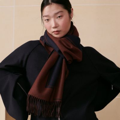 ❤お得なお品❤クリーニング済み カシミヤマフラー ブラック